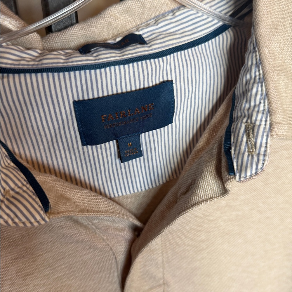 Men's Beige Polo Shirt - Picture 4 of 4